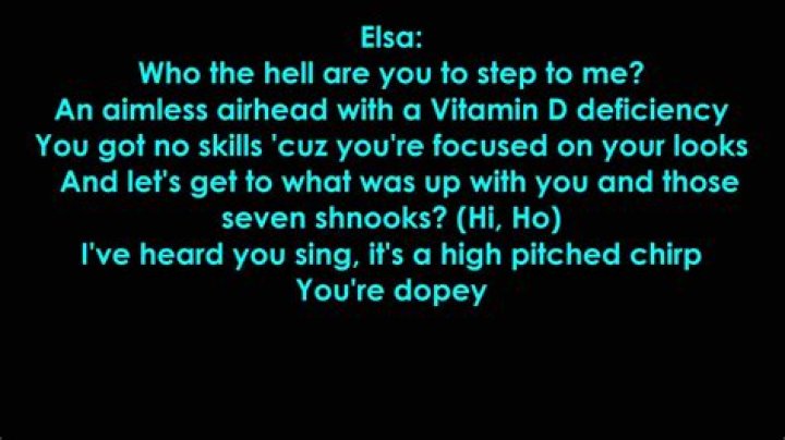 Battle raps lyrics