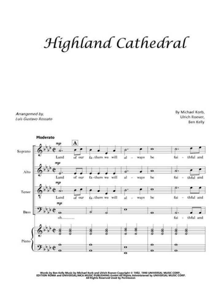Highland cathedral anthem lyrics lyrics