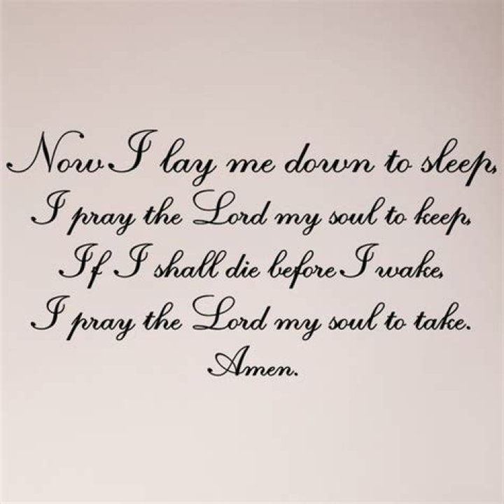 I pray da lord my soul to keep lyrics