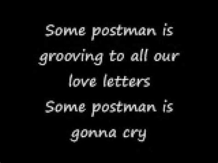 Some postman lyrics